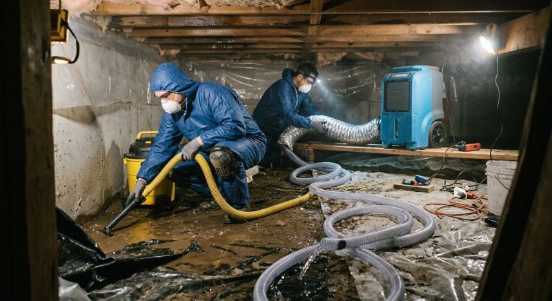 Basement Water Cleanup in Gilbert, AZ