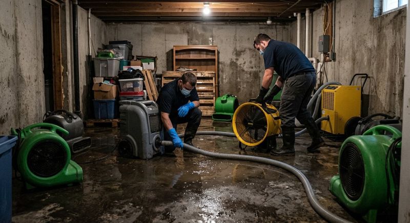 Basement Water Extraction in Mesa, AZ