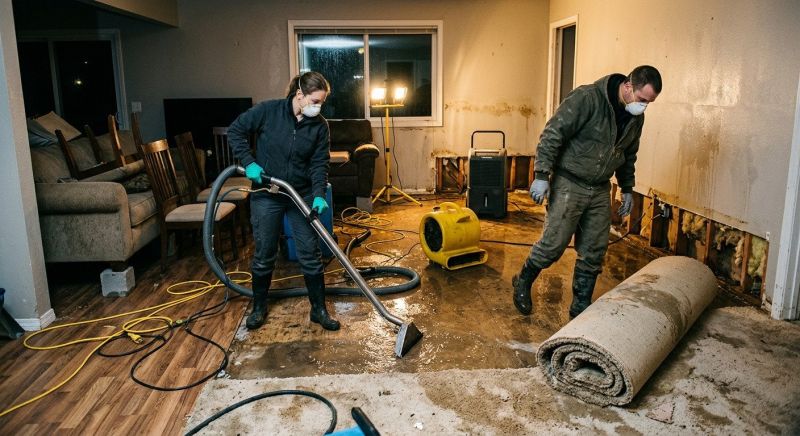 Crawlspace Water Cleanup in Gilbert, AZ