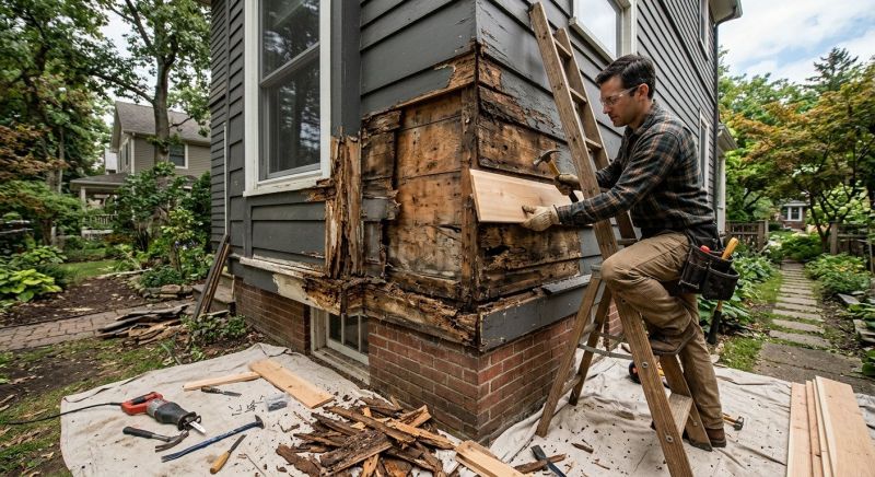 Decayed Wood Replacement in Overland Park, KS