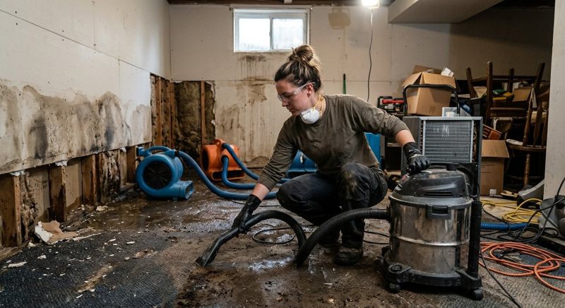 Flooded Basement Cleanup in Mesa, AZ