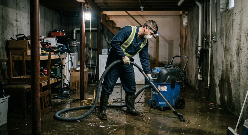 Flooded Basement Cleanup in Chandler, AZ