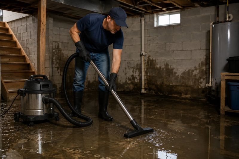 Flooded Basement Cleanup in Scottsdale, AZ