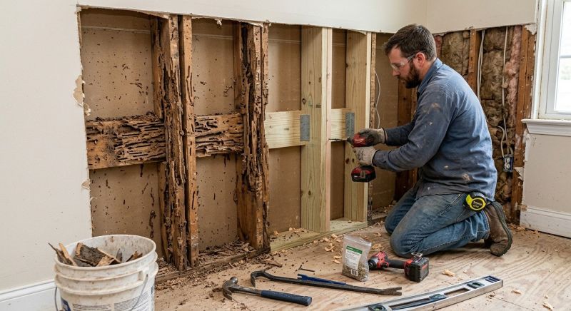 Termite Damage Repair Service in Wilmington, NC