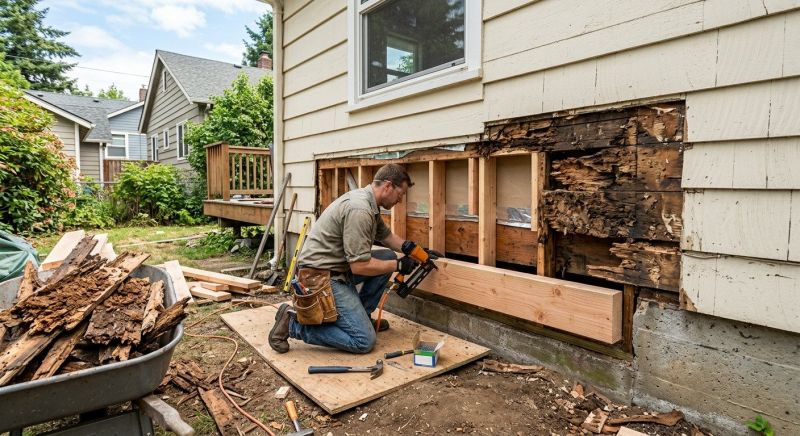 Wood Rot Removal in Conroe, TX
